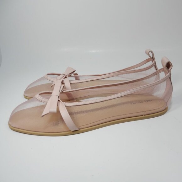 Free People Pink Bow Flats - Picture 11 of 16